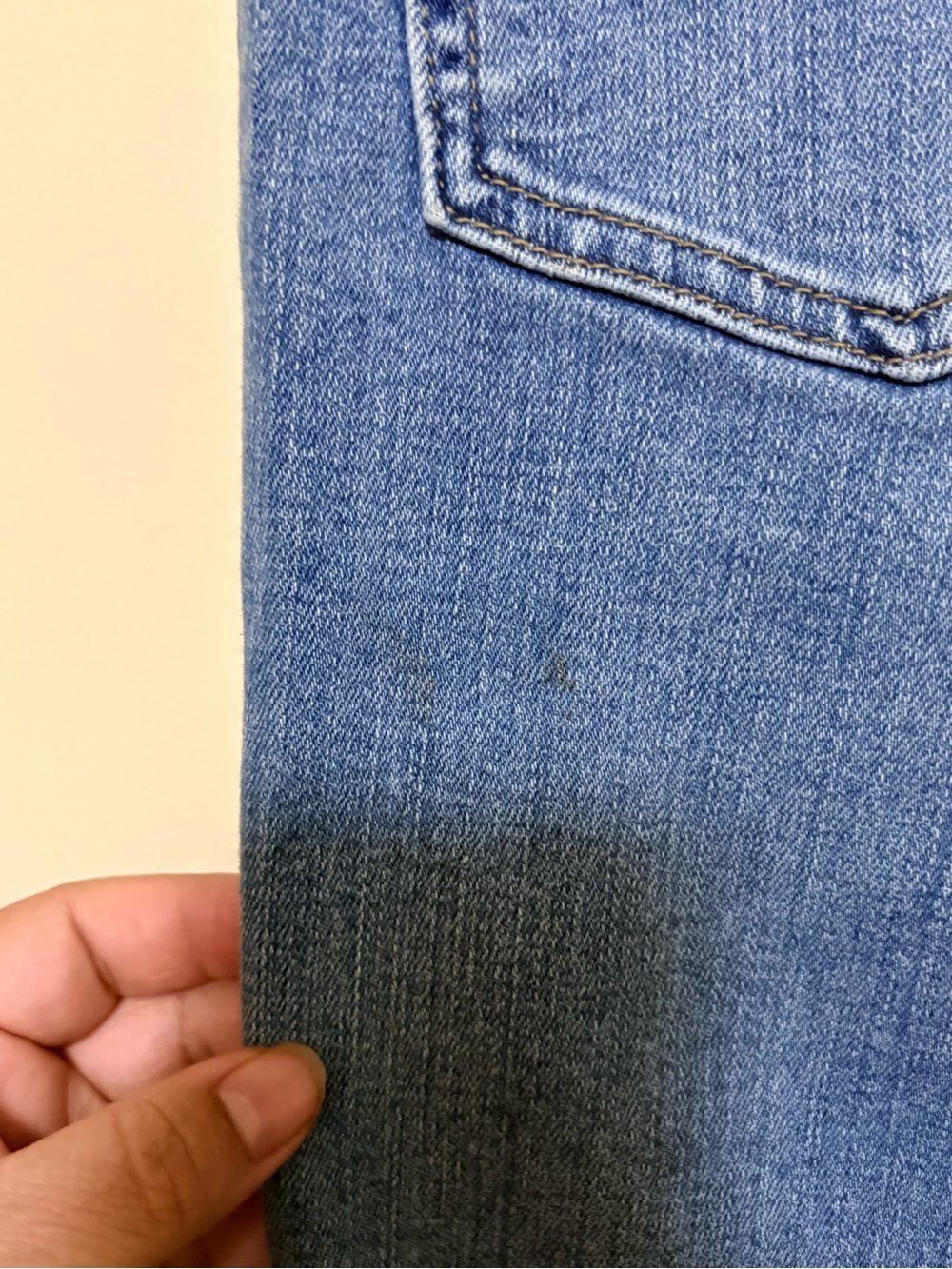 Frame Denim Light Blue Flare Crop Jeans - Picture 5 of 9